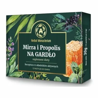 Mirra i Propolis na Gardło pastyl.dossania