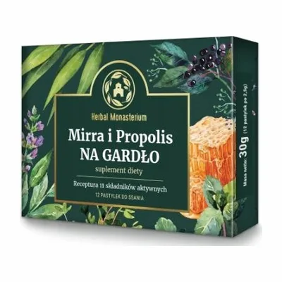 Mirra i Propolis na Gardło pastyl.dossania