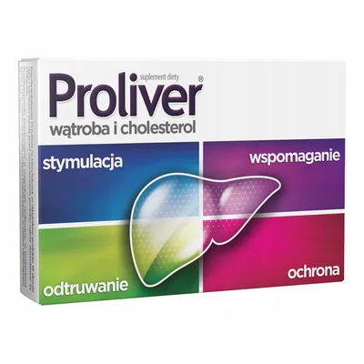 Proliver Wątroba Cholesterol Trawienie 30 Tabletek