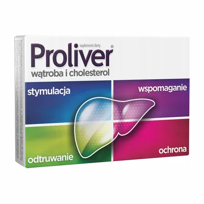 Proliver Wątroba Cholesterol Trawienie 30 Tabletek