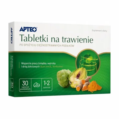 Tabletki na trawienie APTEO tabl. 30tabl.