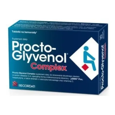 Procto-Glyvenol Complex Wsparcie Leczenia Hemoroidów Diosmina 30 Kapsułek
