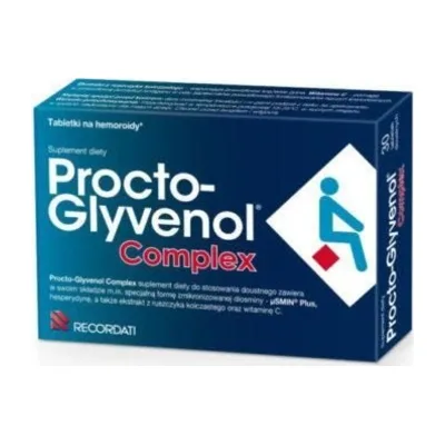 Procto-Glyvenol Complex Wsparcie Leczenia Hemoroidów Diosmina 30 Kapsułek