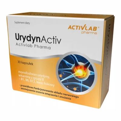 UrydynActiv Activlab Pharma Wsparcie Układu Nerwowego 30 Kapsułek