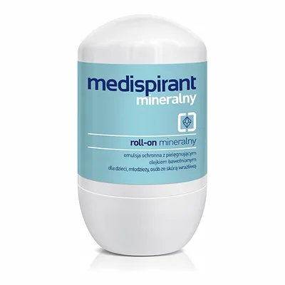 Medispirant Roll-on Mineralny. Dzieci i Młodzież 40ml
