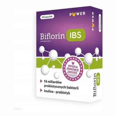 Biflorin IBS Lactobacillus Rhamnosus + Inulina 20 Kapsułek