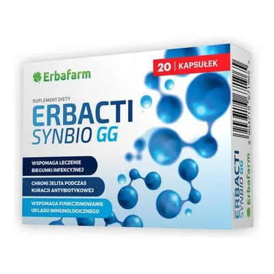 Erbacti Synbo GG Lactobacillus Rhamnosus GG 20 Kapsułek
