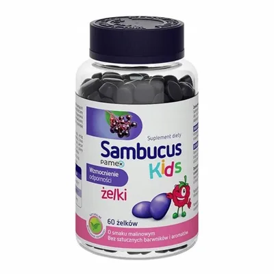 Sambucus Kid Żelki 60 Sztuk