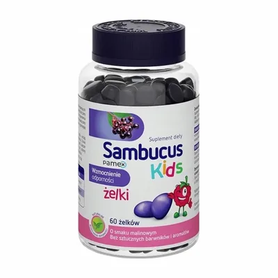 Sambucus Kid Żelki 60 Sztuk