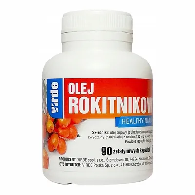 Olej rokitnikowy W Kapsułkach 90 szt Virde