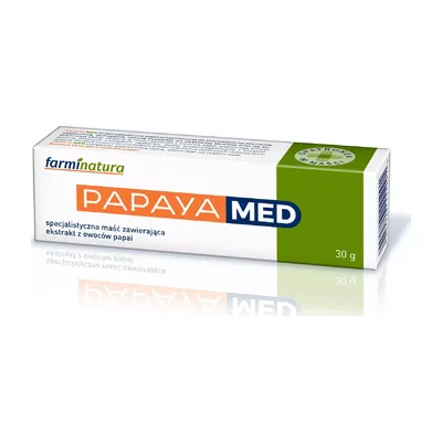 Papaya Med Maść Do Stosowania Na Rany Zadrapania Skaleczenia 30g