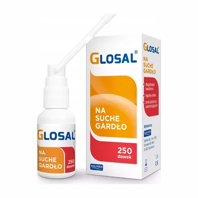 Glosal Spray Na Ból Gardła Z Chrząstnicą Kędzierzawą 25ml