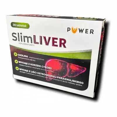 SlimLIVER Wątroba Trawienie Odchudzanie 30 Tabletek