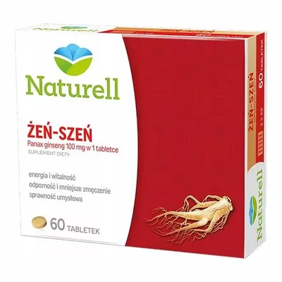 Naturell Żeń-Szeń 60 Tabletek