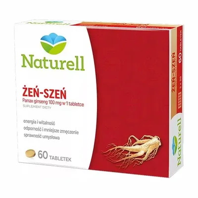 Naturell Żeń-Szeń 60 Tabletek