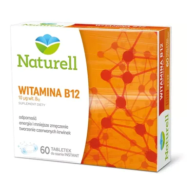 Naturell Witamina B12 60 Tabletek Do Ssania