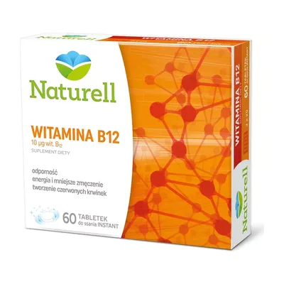 Naturell Witamina B12 60 Tabletek Do Ssania