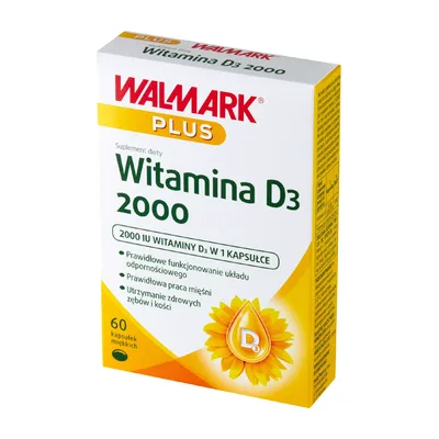 Witamina D3 Forte 2000j.m Walmark 60 Kapsułek