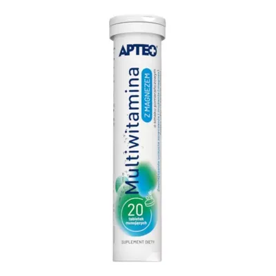 Multiwitamina Apteo Z Magnezem 20 Tabletek Musujących