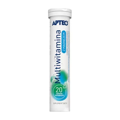 Multiwitamina Apteo Z Magnezem 20 Tabletek Musujących