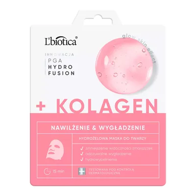 L'biotica Hydrożelowa Maska Do Twarzy Z Kolagenem 1 Sztuka