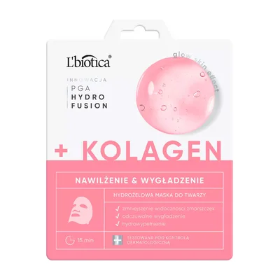 L'biotica Hydrożelowa Maska Do Twarzy Z Kolagenem 1 Sztuka
