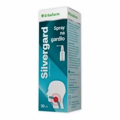 Silvergard Spray Na Gardło 30ml