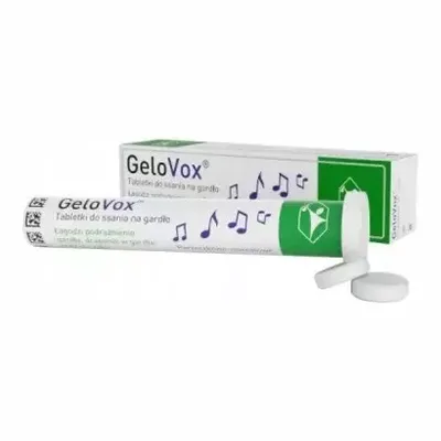 Gelovox Tabletki Do Ssania Na Gardło O Smaku Czarnego Bzu 20 Sztuk