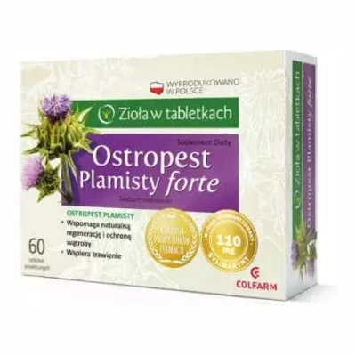 Ostropest Plamisty Forte 60 Tabletek