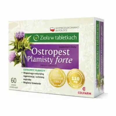 Ostropest Plamisty Forte 60 Tabletek