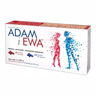 Adam I Ewa Wsparcie Sprawności Seksualnej Dla Par 16 + 16 Kapsułek