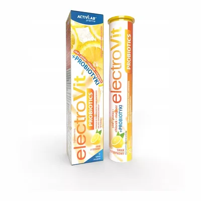 Electrovit Probiotics Smak Cytrynowy Elektrolity Z Probiotykiem 20 Tabl Mus