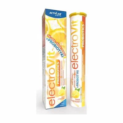 Electrovit Probiotics Smak Cytrynowy Elektrolity Z Probiotykiem 20 Tabl Mus