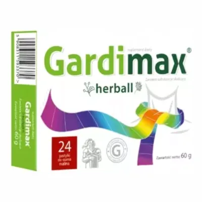 Gardimax Herball 24 Ziołowe Pastylki Na Gardło