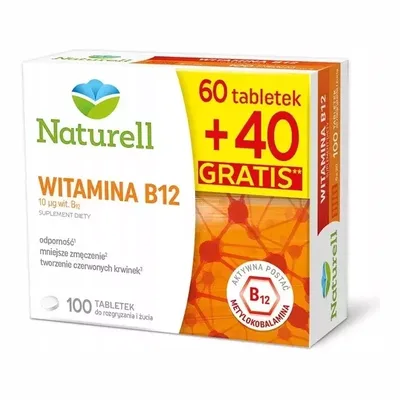 Naturell Witamina B12 100 Tabletek