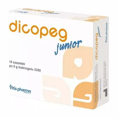 Dicopeg Junior Na Zaparcia U Dzieci Proszek Saszetki 14 Sztuk x 5g
