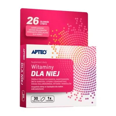 Witaminy Dla Niej APTEO 30 Tabletek