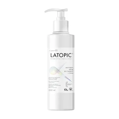Latopic Aktywny Krem Do Twarzy I Ciała 250ml