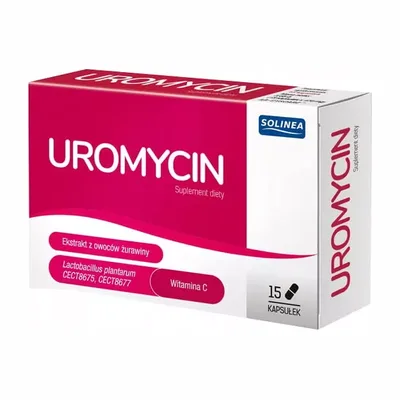 Uromycin Wsparcie Układu Moczowego I Odporności 15 Kapsułek