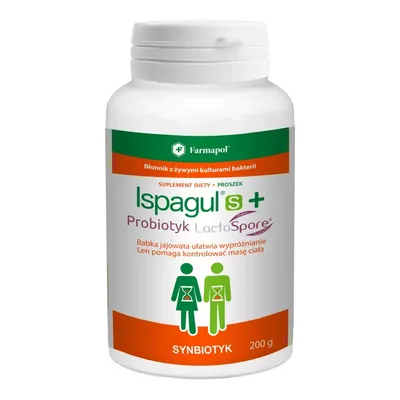 Ispagul S Proszek Błonnik + Probiotyk Lacto Spore 200g