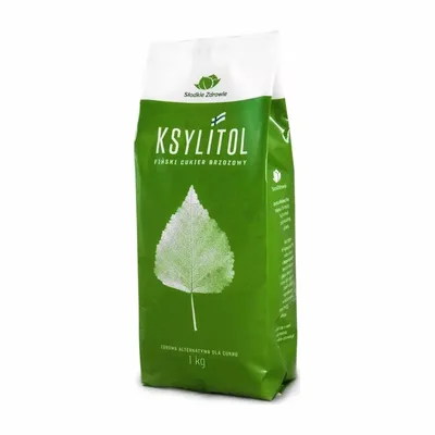 Ksylitol Fiński Cukier Brzozowy Naturalny Słodkie Zdrowie 1kg