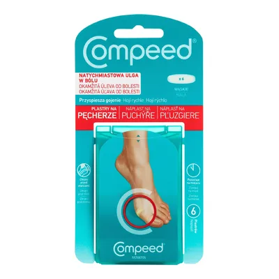 Plastry Na Pęcherze Wąskie Compeed 6 Sztuk