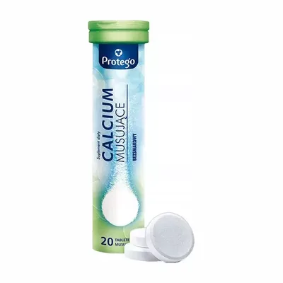 Protego Calcium Musujące tabl.mus. 20tabl.
