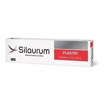 Silaurum Plastry Na Blizny Wygładzenie Rozjaśnienie 5 sztuk 5x30cm