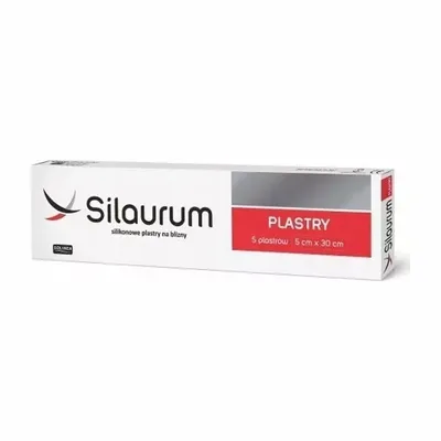 Silaurum Plastry Na Blizny Wygładzenie Rozjaśnienie 5 sztuk 5x30cm