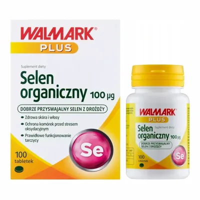 Selen Organiczny 100mcg Walmark 100 Tabletek