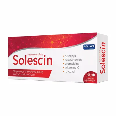 Solescin Ruszczyk Kasztanowiec Bromelaina Wsparcie Krążenia 30 Tabletek