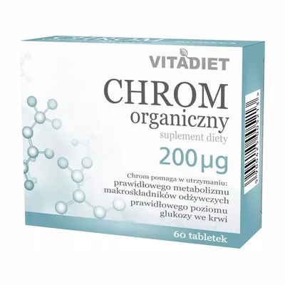 VITADIET Chrom organiczny 2000mcg 60 tabl