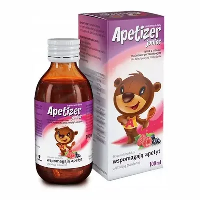 Apetizer Junior Malinowo-Porzeczkowy Syrop Pobudzający Apetyt 100ml