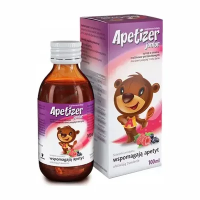 Apetizer Junior Malinowo-Porzeczkowy Syrop Pobudzający Apetyt 100ml